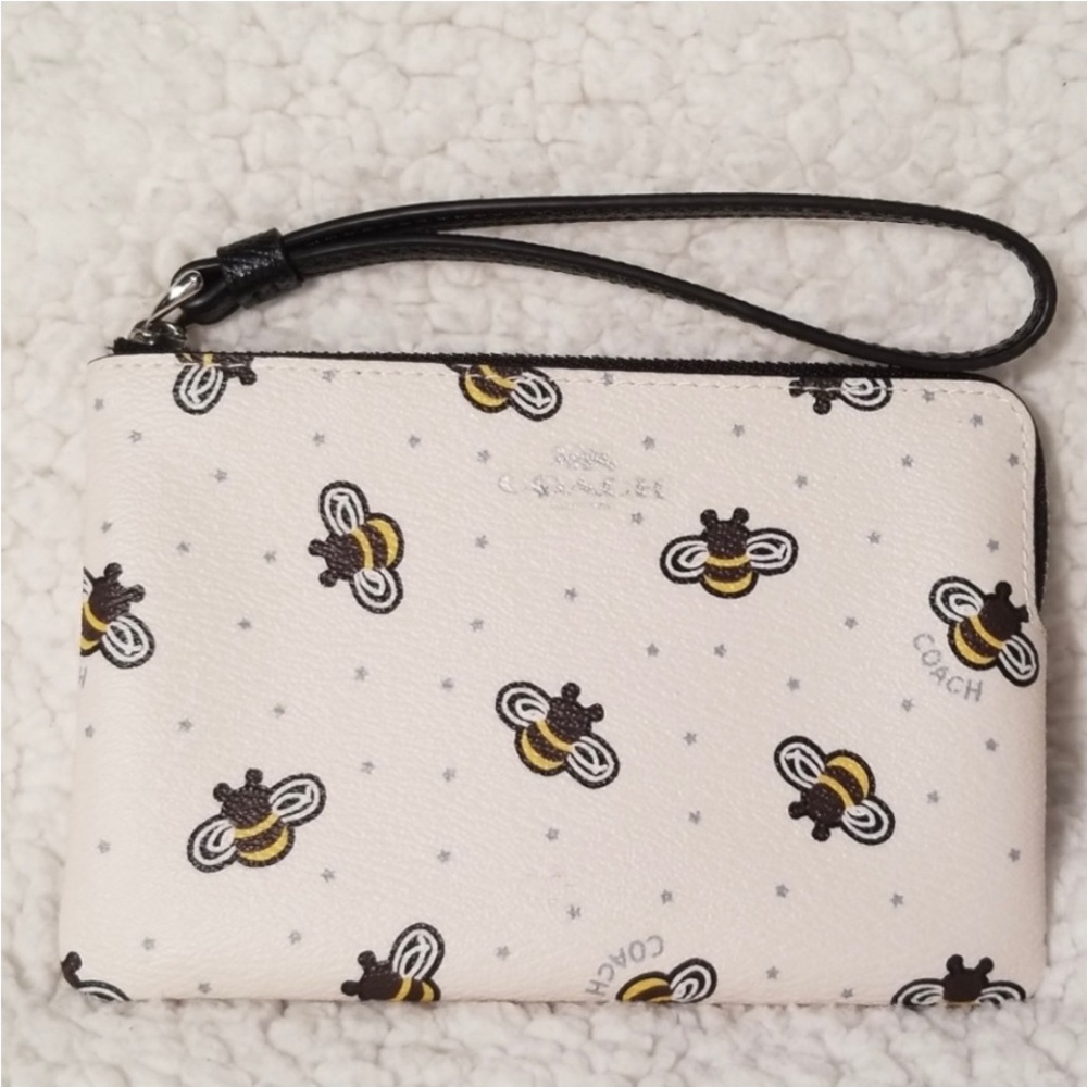 Coach Bee wristlet wallet
